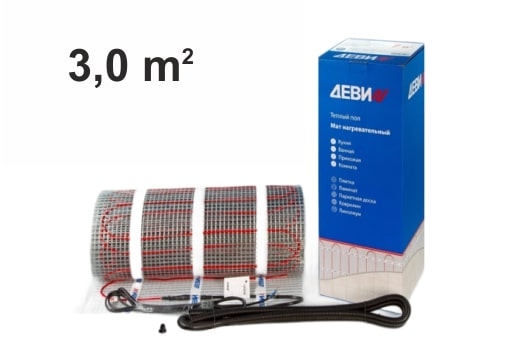 Нагревательный мат ДЕВИ Comfort Mat-150T 3,0м2