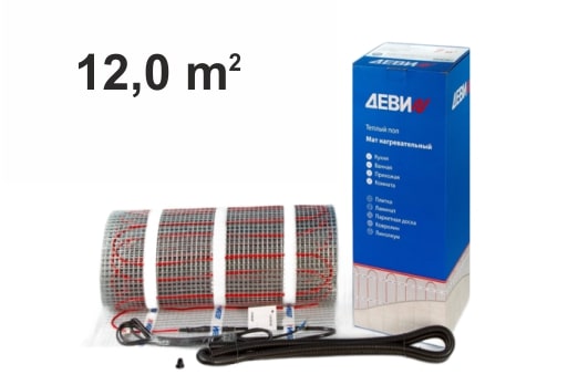 Нагревательный мат ДЕВИ Comfort Mat-150T 12,0м2
